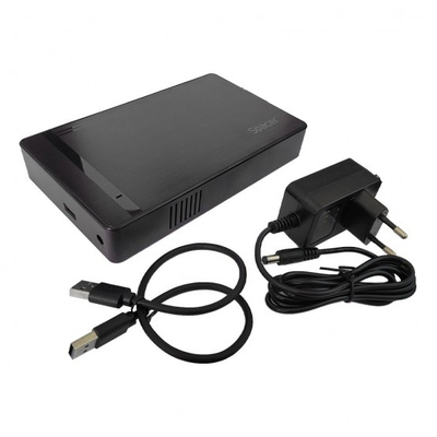 Kuti e jashtme për disk 3.5" Sprk SPRK-35USB3-01, USB 3.0, SATA, e zezë
