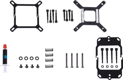 Ftohës uji për procesor Alphacool T38, radiator 12 cm, RGB, i zi