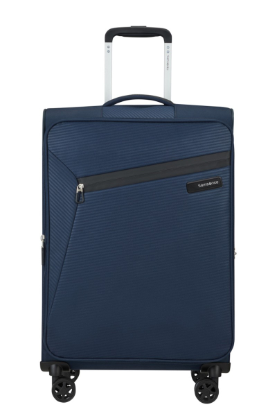Valixhe Soft Me 4 Rrota Samsonite Litebeam Ngjyrë Blu