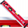 Nivel me flluskë GEKO Strong Line G39990, magnetik, 30 cm, i kuq