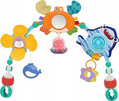 Varëse lodër LEAN Toys Sea Animals Ocean Bed 20452, për krevat bebi, shumëngjyrëshe
