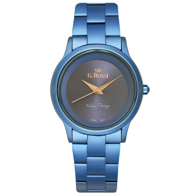 Orë dore për femra G.Rossi 10777B-6F3, quartz, çelik inox, ngjyrë ari