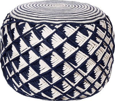 Puf Beliani Kawan, 50x50x35cm, i endur, blu navy