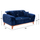 Divan-krevat Bennington HM3250.18, 2 vende, 180 cm, blu e errët