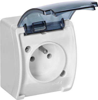 Prizë hermetike ORNO OR Oe 7105 WT, montim sipërfaqe, IP44, e bardhë