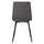 Karrige ngrënieje Latrell 43x54x88Hcm (HM8587.01), gri/ zezë