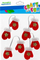Ornament dekorativ Craft with Fun Christmas Self-Adhesive Felt Glove, set 4 copë, vetëngjitës, shumëngjyrësh