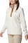 Bluze fleece Columbia Benton Springs Half Zip Snap Pullover II, femra, madhësia L, e bardhë krem