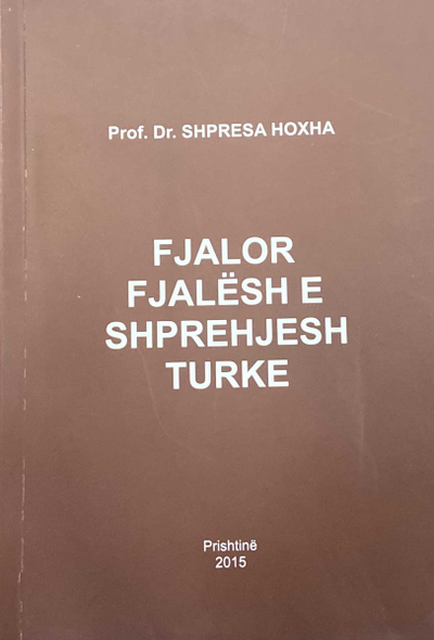 Fjalor Fjalesh E Shprehjesh Turke - Shpresa Hoxha