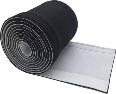 Mbulesë për rregullim kabllosh neopren, 3 m, 13.5 cm, e zezë