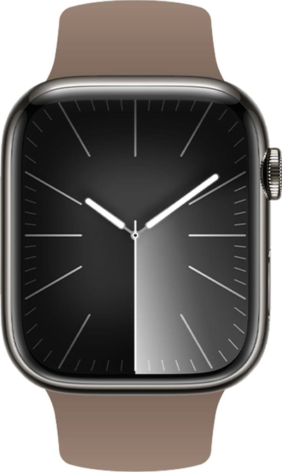 Rryp ore Crong Liquid për Apple Watch, 42/44/45/49 mm, silikon i lëngshëm, kafe