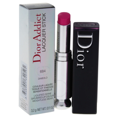 Buzëkuq Dior Addict Lacquer Stick 684 Diabolo, 3.2 g