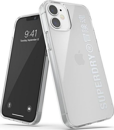 Mbrojtës celulari Dr Nona SuperDry Snap për iPhone 12 mini, transparent