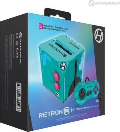 Ретро гејминг конзола Hyperkin RetroN 10, повеќеплатформска, HDMI, сина