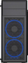 Kasë Gembird Fornax M100B, Midi Tower