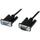Kabllo seriale StarTech SCNM9FM1MBK, RS232 DB9 Null Modem, 1m, e zezë