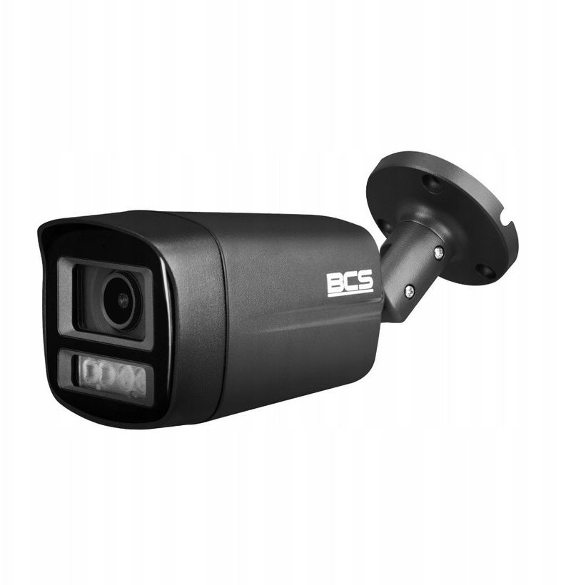 Kamerë IP tubulare BCS BCS-L-TIP14FCL5-Ai1-G, 4MP, NightColor 2.0, IP67, e bardhë