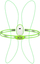 Lampë pune Standart SD-7402, 300 lm, 6000°K, jeshile