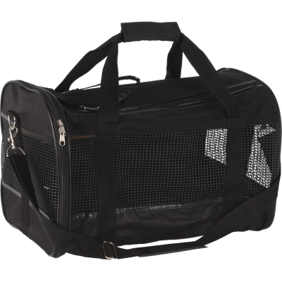 Çantë për me i çu kafshët Pets Collection, 46x32x31 cm, deri 10 kg, e zezë