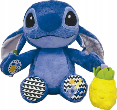 Peluç interaktiv Clementoni Disney Stitch Grow with Me, me tinguj dhe melodi, me rrotullues (rattle), shumëngjyrësh