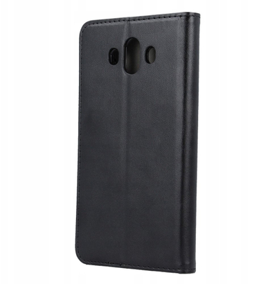 Futera magnetike Smart për Samsung Galaxy A55 5G, lëkurë eko, me këmbë mbajtëse, e zezë