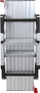 Platformë pune alumini KS Tools 800.0960, 1270x446x495mm, ngjyrë argjendtë