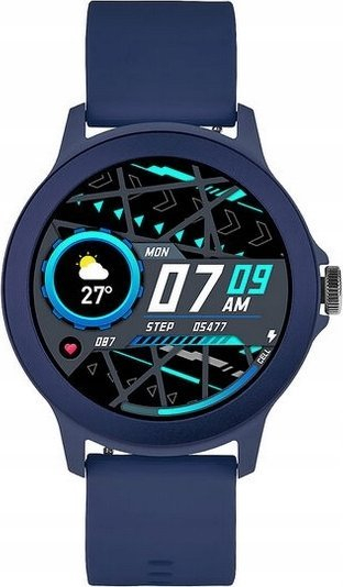 Smartwatch Tracer SMK3 Slay 47413, Bluetooth 5.3, 100 mënyra sportive, blu navy