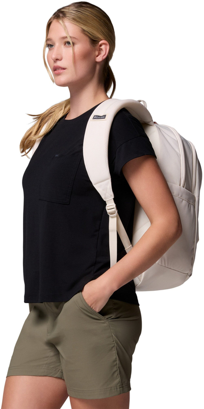 Çantë shpine Columbia Buxton 26L, shumë xhepa, për laptop, e bardhë
