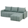 Sofa-Shtrat këndore Proton 225×94×70 Hcm (HM3272.06), gjelbër