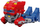 Lodër figurë Transformers One Power Flip Optimus Prime, interaktive, me dritë edhe zë, kuqe blu gri