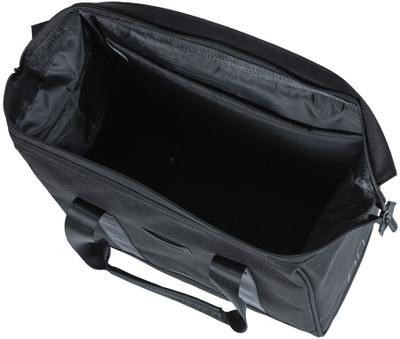 Çantë biçiklete Basil Grand Shopper MIK Hooks, 23L, e zezë