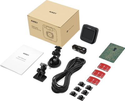 Kamerë veture Aukey DR01, Full HD 1080p, ekran 2", e zezë