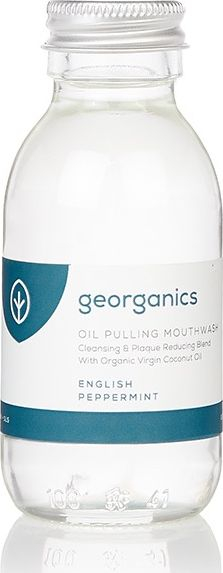 Shpëlarës goje Georganics Oil English Peppermint, 100 ml