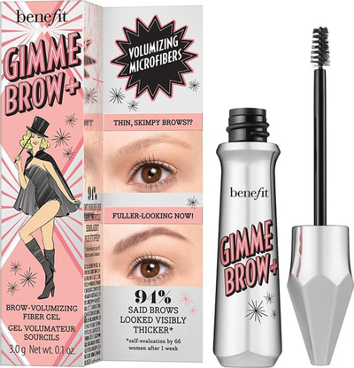 Xhel për vetulla Benefit Gimme Brow Volumizing Fiber Gel, 4 Medium, 3g