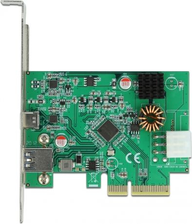 Kartë rrjeti DeLOCK PCI Express x4, 1 x SFP+, 10 Gbps, jeshile