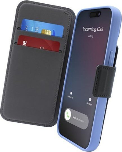 Këllëf-portofol PURO Folio MagSafe për iPhone 14 Pro Max / 13 Pro Max, lëkurë eko, i zi