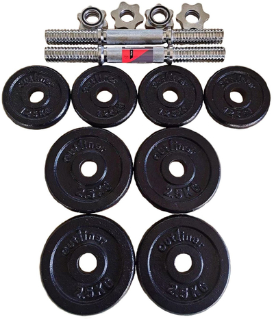 Set peshash Outliner, 2 x 10 kg, gize, i zi