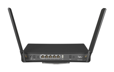 Ruter pa tela Mikrotik hAP ax3, WiFi 6 dual band, Gigabit dhe 2.5Gbps, i bardhë