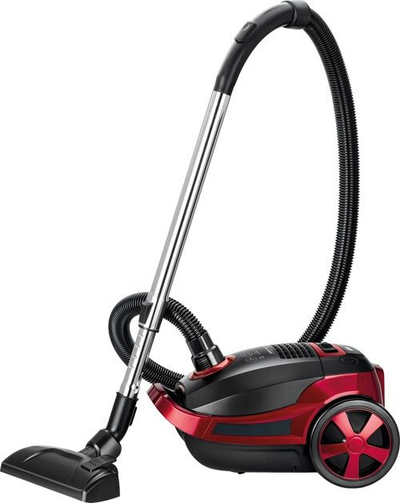 Fshesë me korent me qese MPM MOD-50, 800W, 4L, e kuqe e zezë