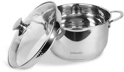 Tengere Maestro, 18 cm, 2.0 l, çelik inox, për induksion dhe gaz