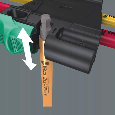 Set çelësa gjashtëkëndorë Wera 950/7 Hex Plus Multicolour Magnet 1, profil metrike, BlackLaser