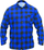 Këmishë Dedra Flannel BH51F2, XXXL, e kaltër 