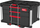 Kuti organizuese Milwaukee Packout me sirtarë 2+1, modulare, e kuqe