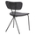 Karrige ngrënieje Dory 48,5×61×76 Hcm (HM9855.04), zezë/ gri