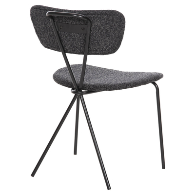 Karrige ngrënieje Dory 48,5×61×76 Hcm (HM9855.04), zezë/ gri