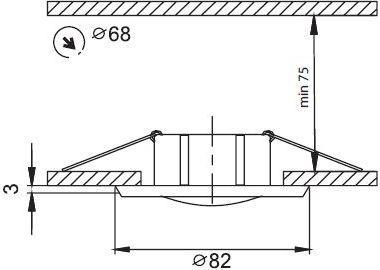 Dritë halogjene AXL MR16 GU5.3 50W, nga alumini (GXPA003)