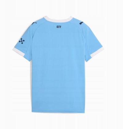 Фудбалски дрес Puma Manchester City Home Juniors 2025 2026, полиестер dryCELL, за деца, син