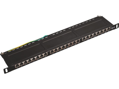 Patch panel Alantec OPTIMUM PK031, 24x RJ45 STP cat.5e, 19" 0.5U, i zi