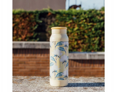 Shishe termike Quokka Pulse Smartgrip, 700 ml, çelik inox, Magnolia