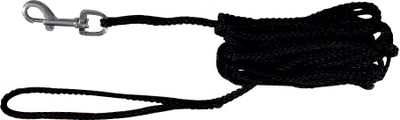 Litar për qen Trixie, nylon 5 m × 5 mm, i zi